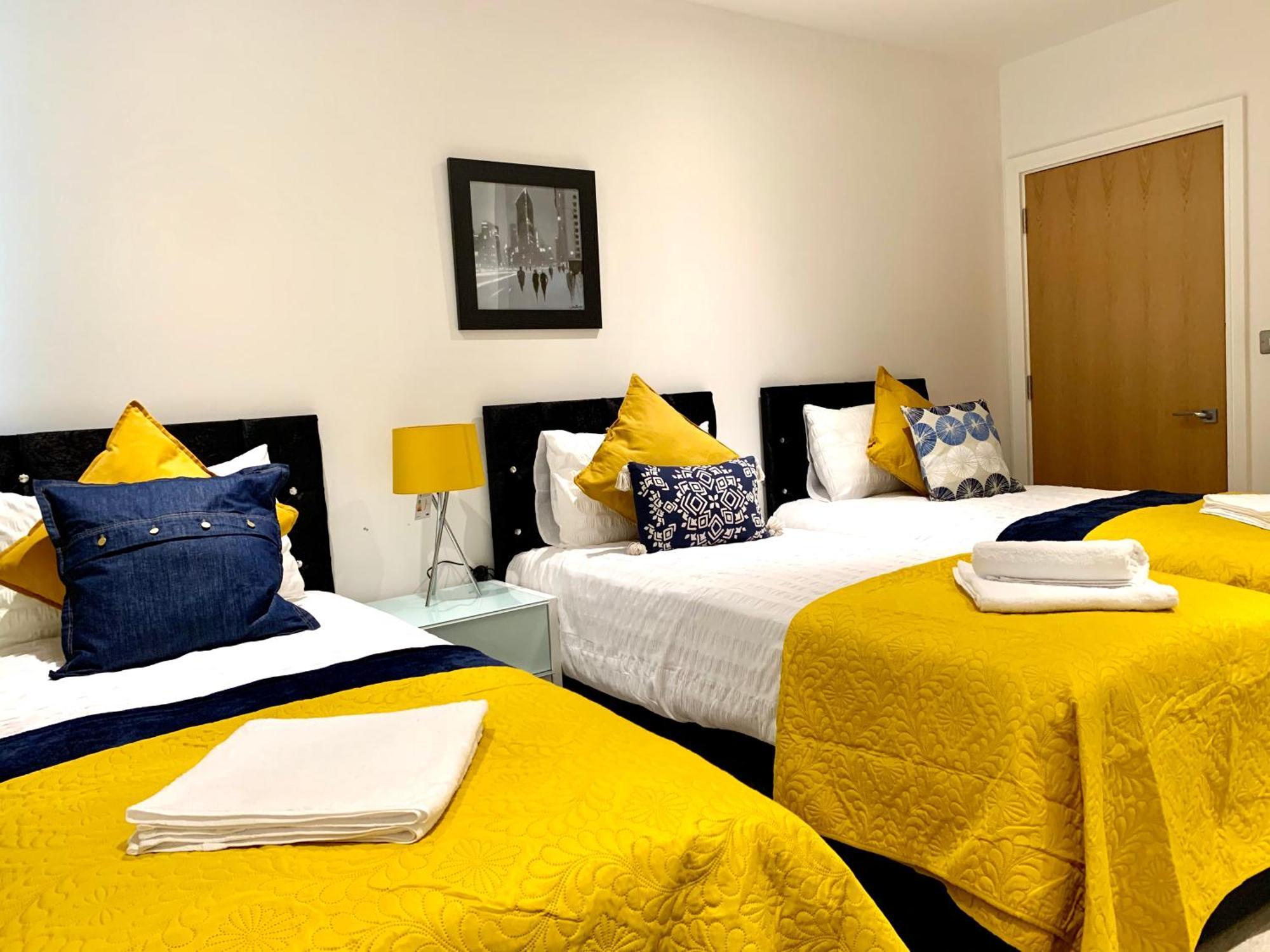 Modern London Excel 2 Bedrooms 2 Bathrooms, Parking, Kitchen, Lounge, Balcony Apartment Dış mekan fotoğraf